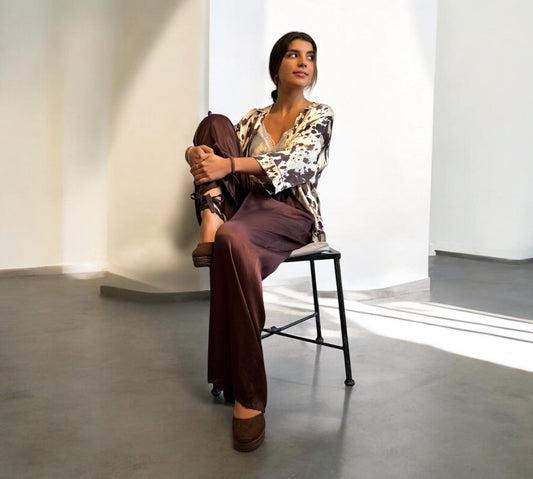 Pantalón "Grace" chocolate