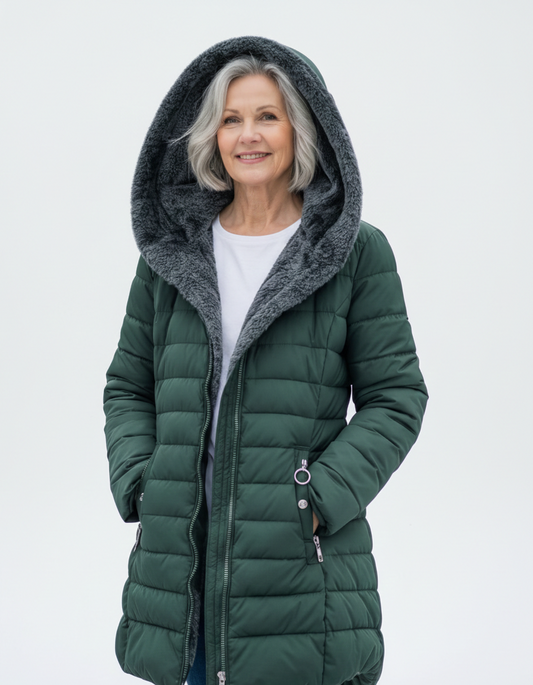 Paris - Abrigo Forrado de Forro Polar