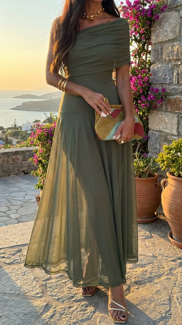 Vestido Toledo Verde