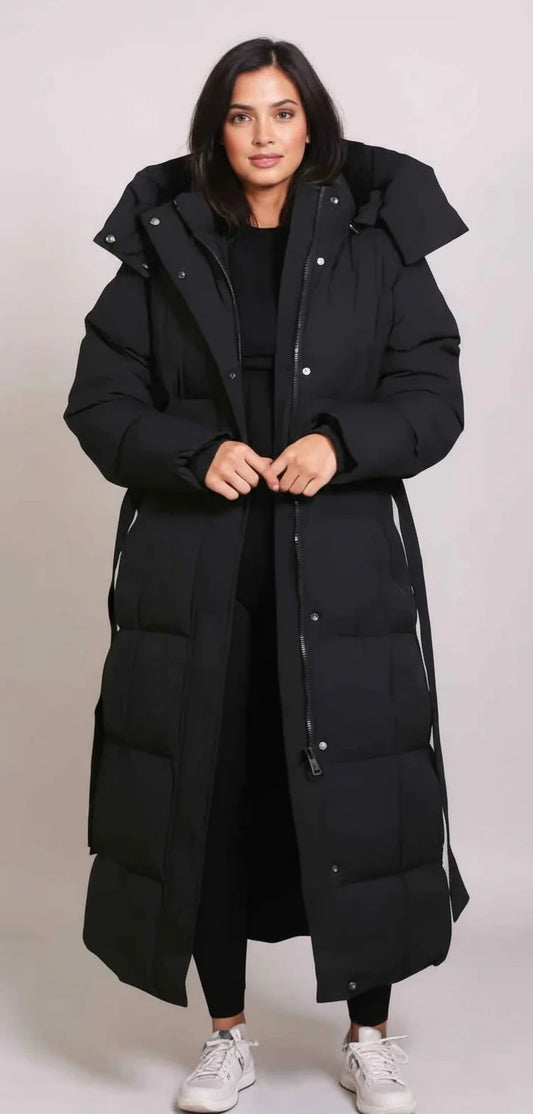 Eloise | Abrigo Acolchado Largo de Lujo