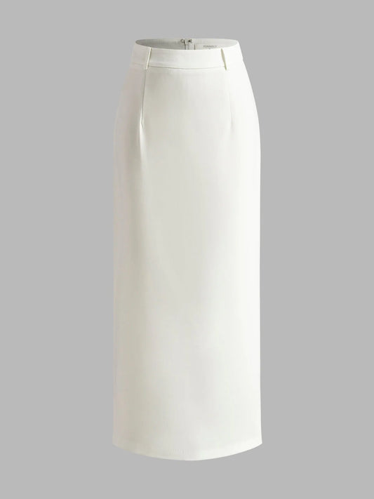 Rosalinda | Falda larga elegante con abertura en la espalda